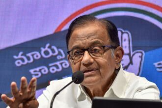 Senior Congress leader P. Chidambaram