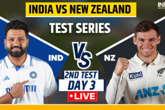 IND vs NZ 2nd Test Live Score: Ravindra Jadeja castles Tom Blundell early to give India early wicket