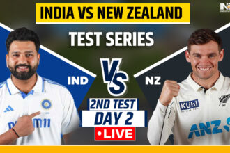 IND vs NZ 2nd Test Live Score: Onus on Jaiswal and Gill as Kiwi spinners look to gain ascendancy