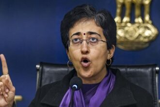 Delhi chief minister Atishi.