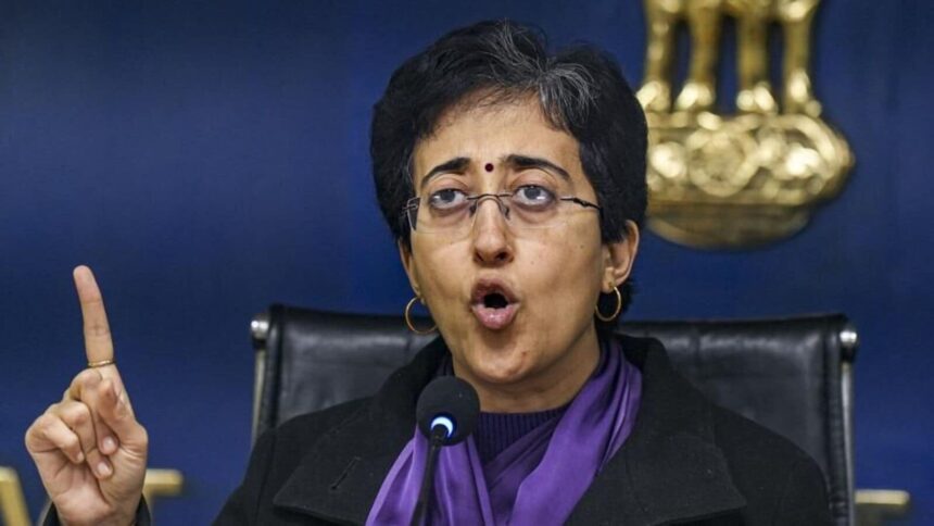 Delhi chief minister Atishi.