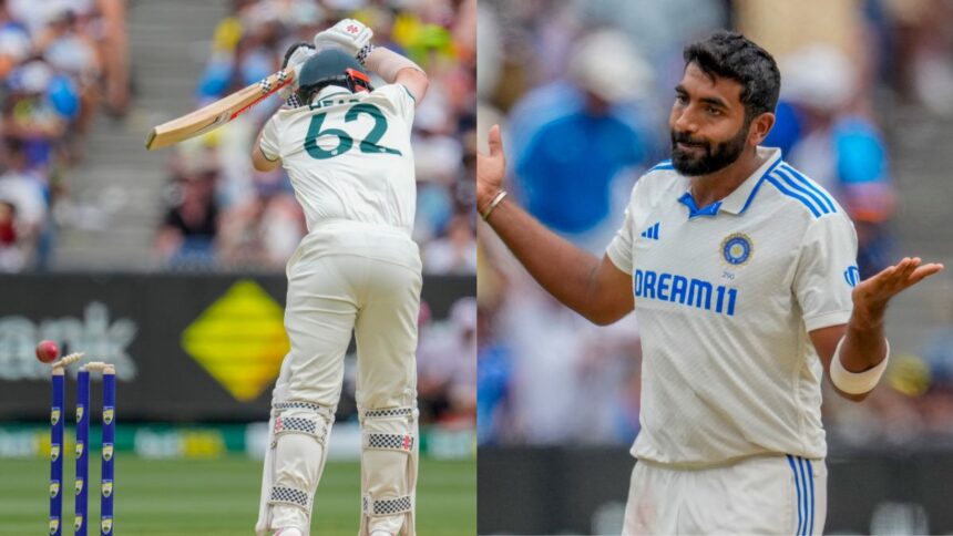 WATCH: Jasprit Bumrah dismisses India's bugbear Travis Head for a duck, sends off-stump cartwheeling