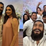 Deepika Padukone, Ranveer Singh reveal daughter Dua's face to paparazzi at private event | See Pics