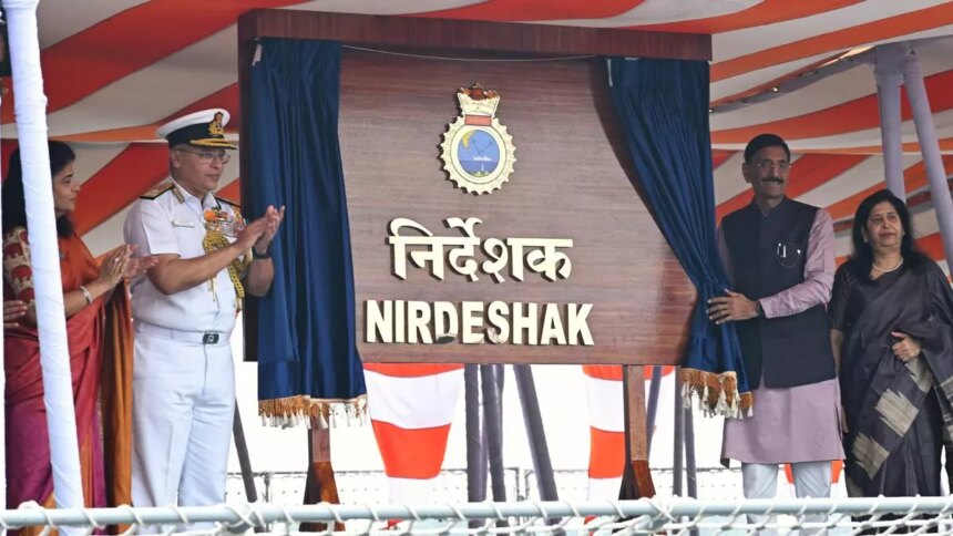 Survey ship INS Nirdeshak inducted into Navy