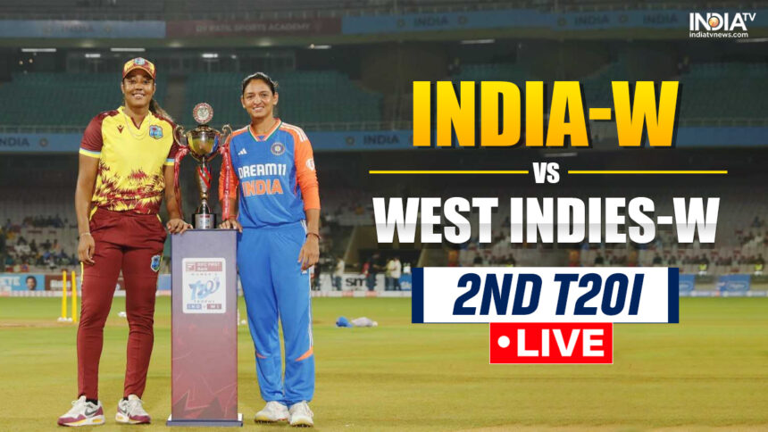 IND W vs WI W 2nd T20I Live cricket score: India asked to bat first, Harmanpreet Kaur misses out