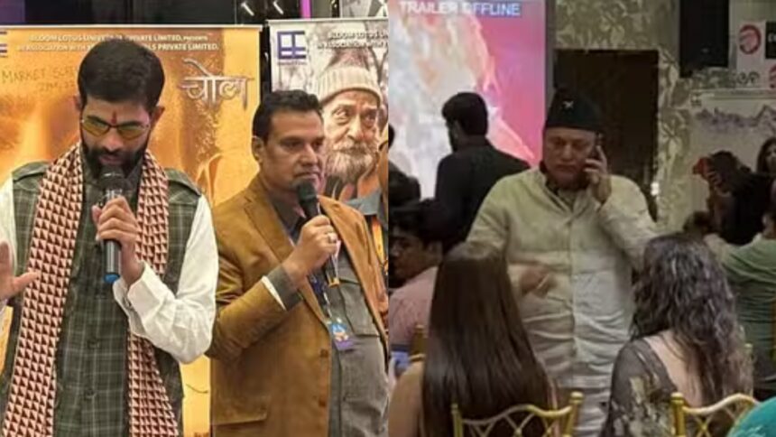 IFFI Goa 2024: Karni Sena creates ruckus at 'Chola' movie trailer launch, Manoj Joshi leaves event