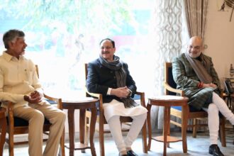 ‘India achieving unprecedented milestones’: Amit Shah, NDA leaders strategise at JP Nadda’s residence in New Delhi