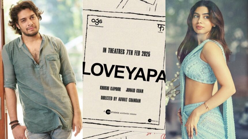 Loveyapa: Junaid Khan, Khushi Kapoor's film gets its title, to be released in February 2025