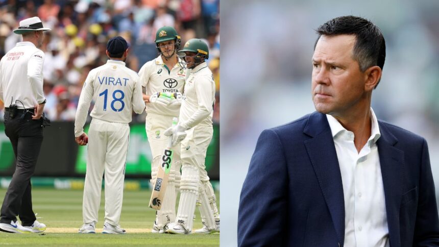 Ricky Ponting accuses Virat Kohli of 'instigating confrontation' with debutant Sam Konstas