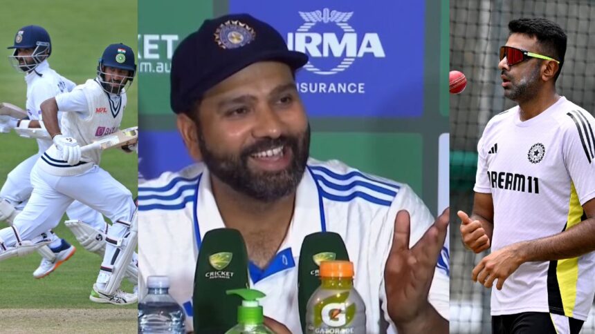 'Marwaoge yar': Rohit Sharma makes a gaffe, includes Pujara, Rahane in his Ashwin tribute - WATCH