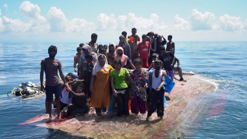 Sri Lanka Navy rescues over 100 Rohingya adrift in the Indian Ocean