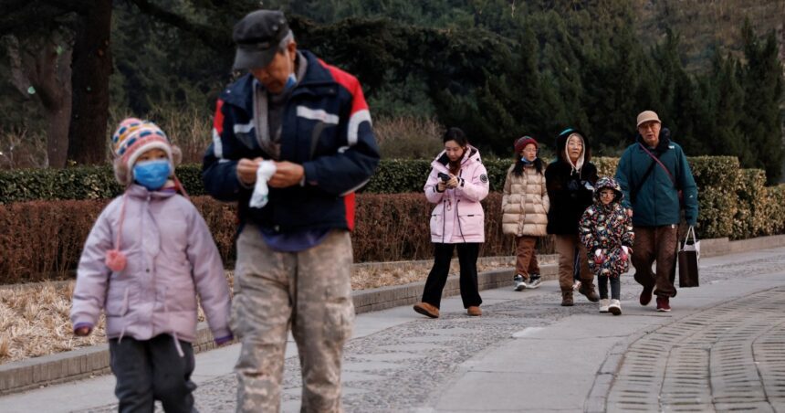 China’s population falls for third year in a row as birthrate declines