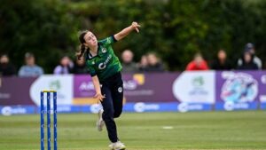 Ireland spinner Aimee Maguire reported for suspect bowling action in first ODI against India