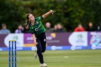 Ireland spinner Aimee Maguire reported for suspect bowling action in first ODI against India