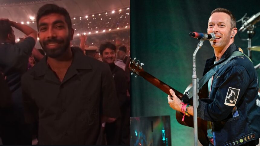 Jasprit Bumrah makes appearance in Coldplay concert, Chris Martin calls him 'best bowler in world'