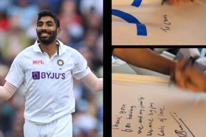 Jasprit Bumrah gifts signed jersey to Coldplay: WATCH