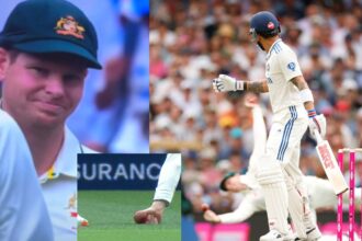 Third umpire's call saves Kohli on golden duck, Smith in disbelief after great effort - WATCH