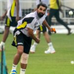 Mohammed Shami trains with Indian team after 14 months in Kolkata with a heavily strapped knee