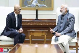 PM Modi meets Microsoft chief Satya Nadella, discusses tech, innovation, AI