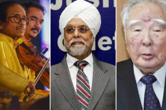 Padma Vibhushan for ex-CJI Khehar, Suzuki, violinist L Subramaniam