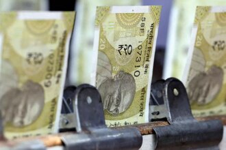 Rupee falls 4 paise to close at record low of 85.79 against US dollar