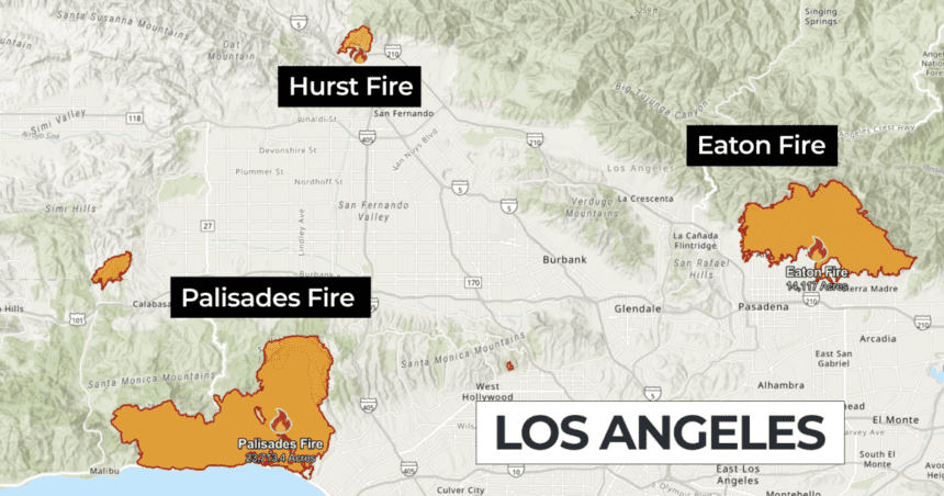 Where are the LA fires still burning, and why are they so destructive?