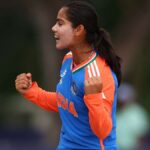 Vaishnavi Sharma of India picks up stunning hat-trick against hosts Malaysia in U19 Women's T20 WC