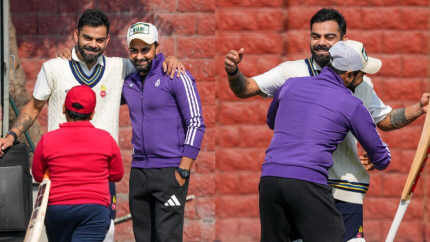 Virat Kohli's golden advice to his friend's kid on how to play for India goes viral - WATCH