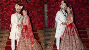 Adar Jain ties knot with Alekha Advani: Check first pictures of newlyweds