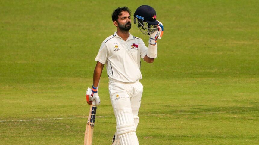 Ajinkya Rahane slams Ranji Trophy century after 762 days in special 200th first-class game