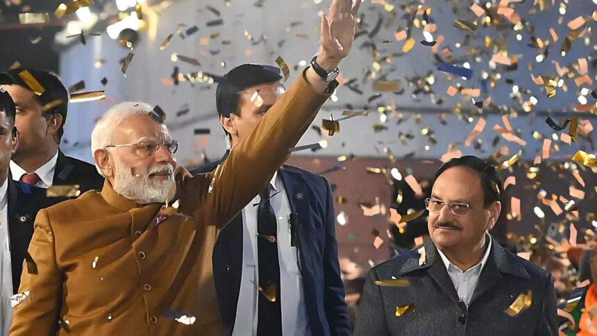 BJP ends AAP’s three-term victory run in Delhi