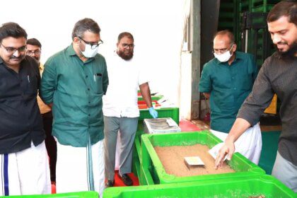 M.B. Rajesh calls Brahmapuram biodegradable waste processing facility a model initiative