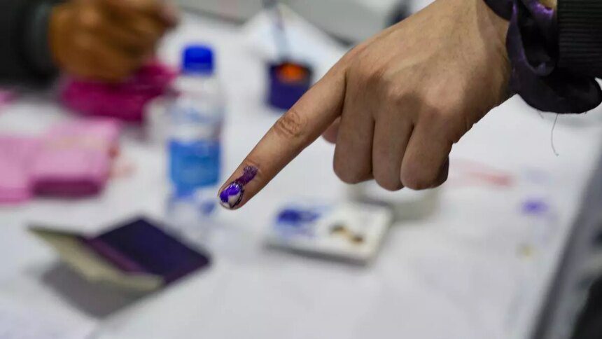 Voting underway in Delhi polls; 19.95% turnout till 11 am