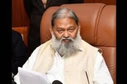 Haryana energy and transport minister Anil Vij.