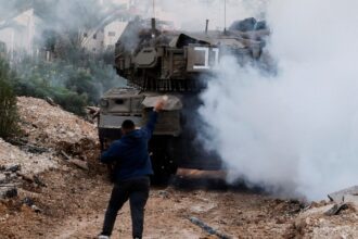 Why are Israeli tanks in the occupied West Bank?