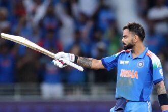 Kohli century leads India to win as Pakistan left on Champions Trophy brink