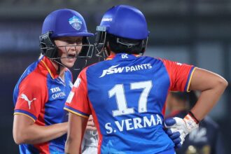 MI vs DC WPL 2025 Live Score: Delhi Capitals look to chase 165 in bid for win in opener