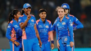 Mumbai Indians maintain unbeaten record; Nat Sciver-Brunt, Hayley Matthews stun Gujarat Giants