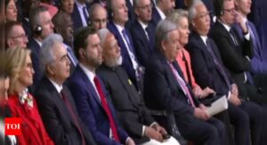 PM Modi sat next to US vice president JD Vance at Paris AI action summit