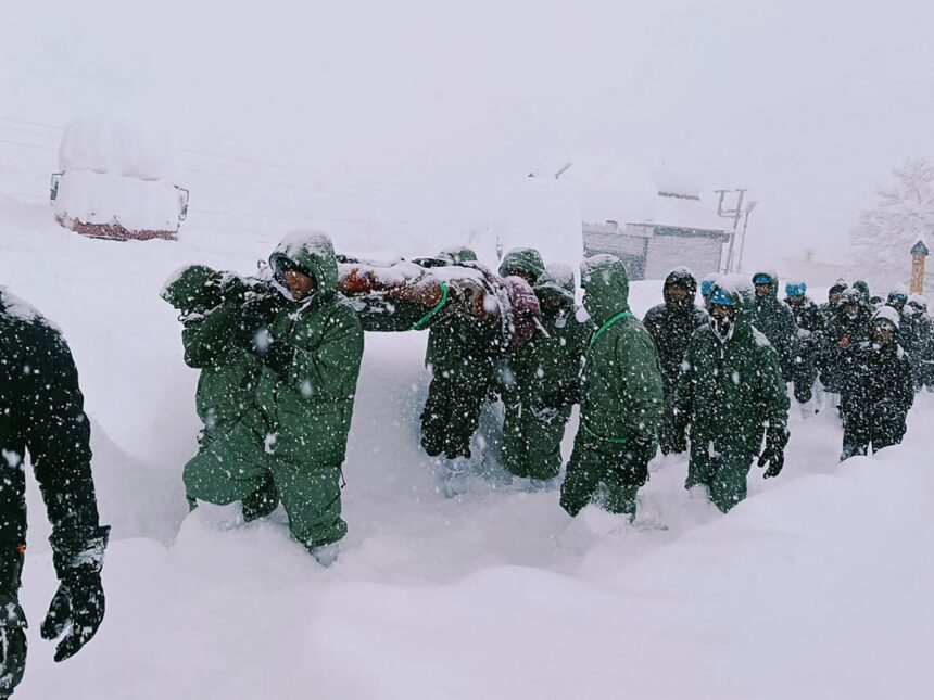 Avalanche traps 42 workers under snow near India-Tibet border