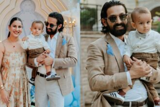 Vikrant Massey, Sheetal Thakur reveal their son Vardaan's face from his first birthday | See Photos