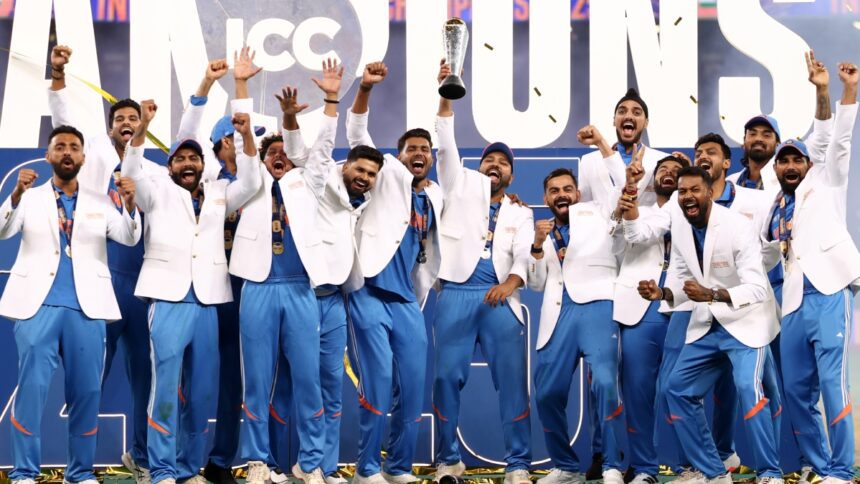 BCCI announces cash reward for Team India for record third Champions Trophy triumph