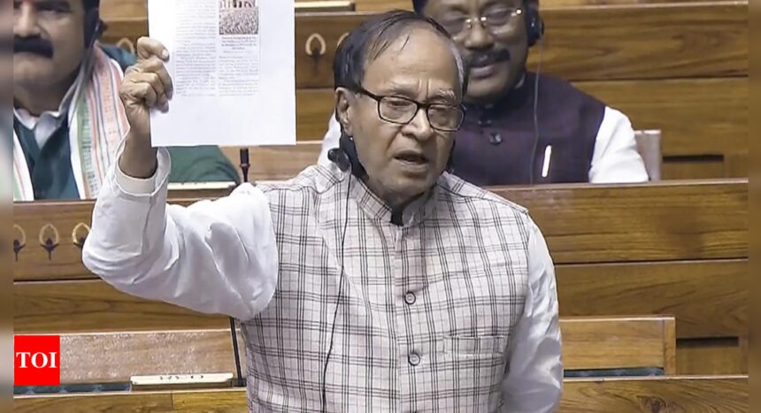 BJP MP Bishupada Ray loses temper in Lok Sabha, opposition takes swipe