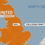 More than 30 injured after oil tanker, cargo ship collide off English coast