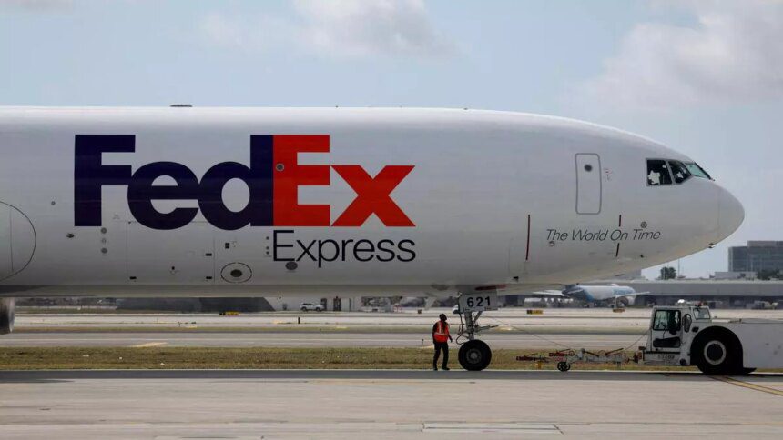 FedEx plane makes emergency landing in Newark Airport after bird strike and engine fire