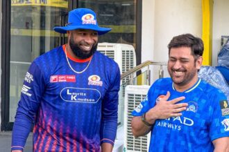 MS Dhoni, Kieron Pollard catch up ahead of high octane clash in IPL 2025 | WATCH