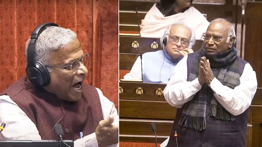 Mallikarjun Kharge apologises, withdraws ‘derogatory’ remark after huge uproar in Rajya Sabha