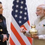 PM Modi meets US spy chief Tulsi Gabbard, gifts her Kumbh Gangajal