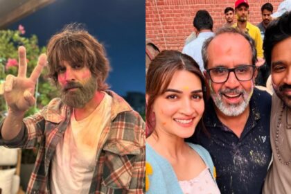 Kartik Aaryan, Dhanush, Kriti Sanon celebrate Holi with with joy and festive cheer