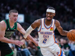 Thunder beat Celtics to clinch NBA playoff spot